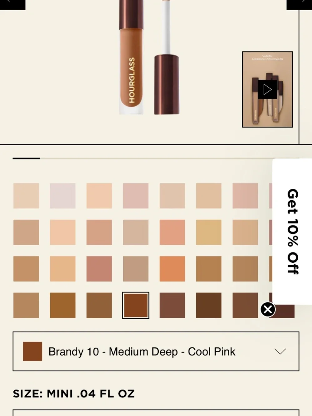 NIB Hourglass Vanish Airbrush Concealer